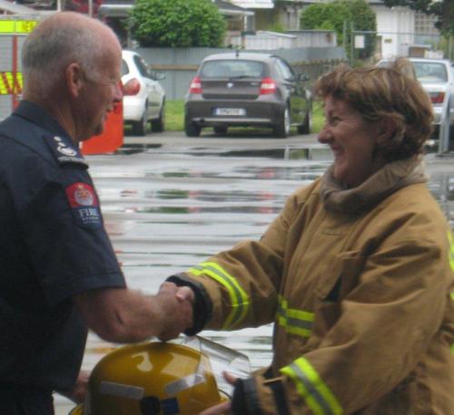 Fire - yellow helmet